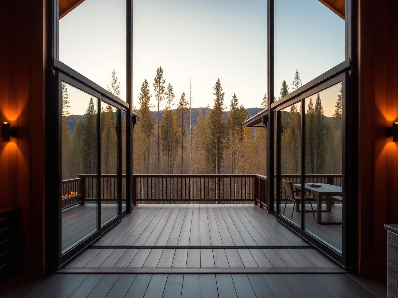 Mountain Glass Deck